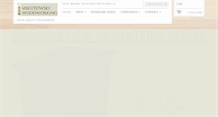 Desktop Screenshot of mikutowskiwoodworking.com