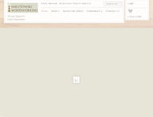 Tablet Screenshot of mikutowskiwoodworking.com